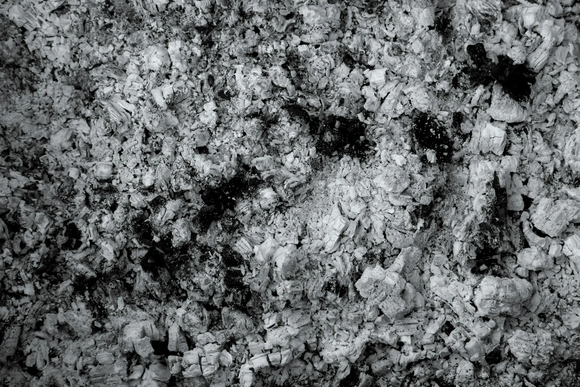 Close-up of a rough mineral surface